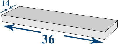 36 x 14 x 4