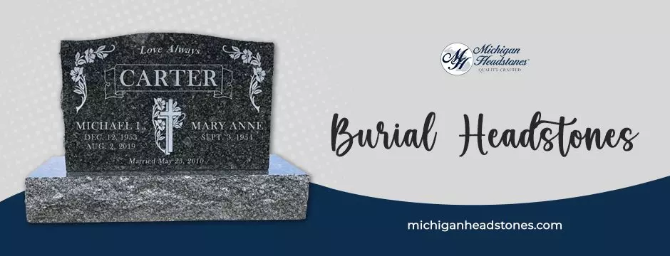 Burial headstones